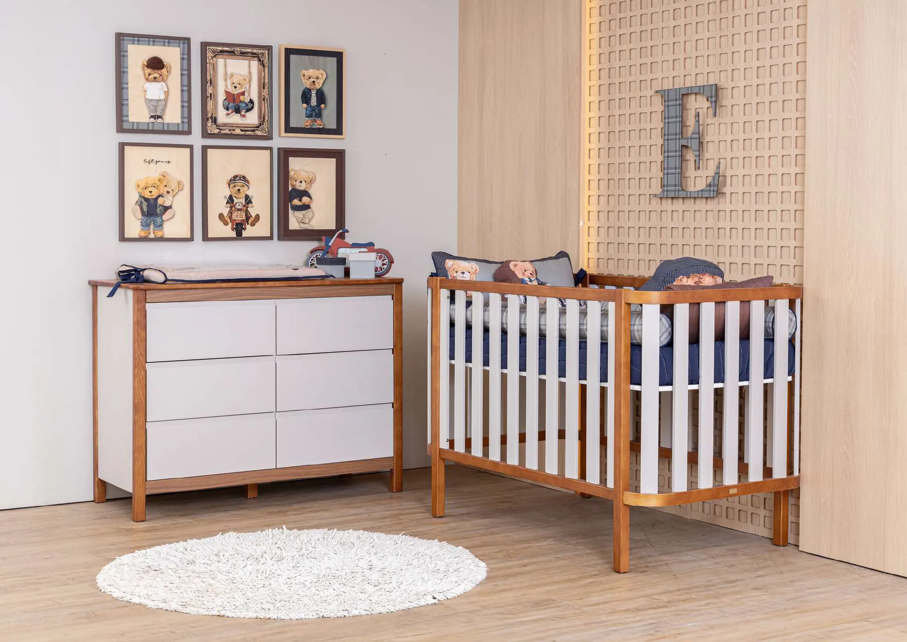 Ambiente montado na loja Petit Bebê